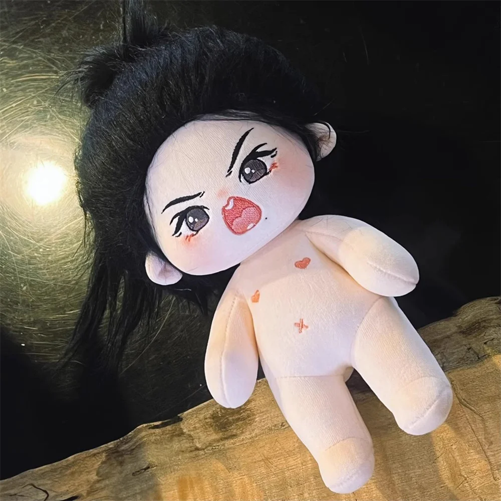 Plushie Guo Movie Jing Xiao Zhan Idol Star 20cm Doll Toy Body Stuffed Plush Clothes Accessories Cosplay Original Kids Gift G