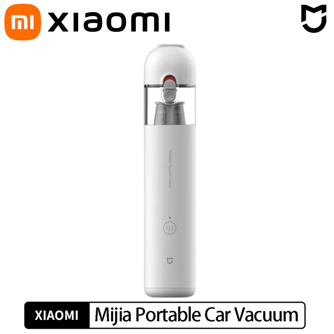 Xiaomi Mijia Portable Car Vacuum Cleaner Mini Handheld Wireless Cleaning Machine for Home Auto Supplies 13000Pa Cyclone Suction