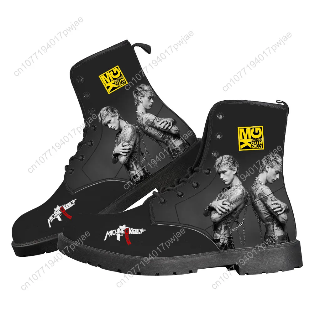 M-Machine Gun K-Kelly MGK Casual Boots Mens Womens Teenager Shoes Retro Street 3D water proof Boot Outdoor Customize Made Boots