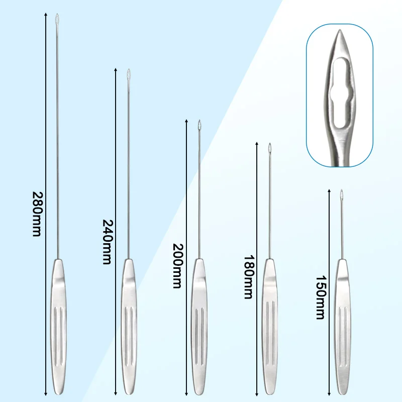 

1pcs Plastic Puncture Traction Suspension Needle Puncture Needles Autoclavable Stainless Materials