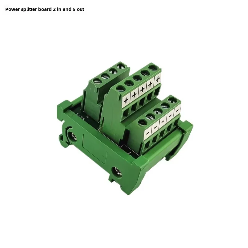 1PCS/Lot DIN Type Screw Terminal Block Multi-In/Out PCB Distribution Box Parallel Power Cord Splitter Connector for Wiring
