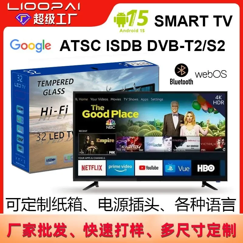 for 32 42 55 65 85 Inch LCD TV 4K Ultra Clear Large Screen Smart Television