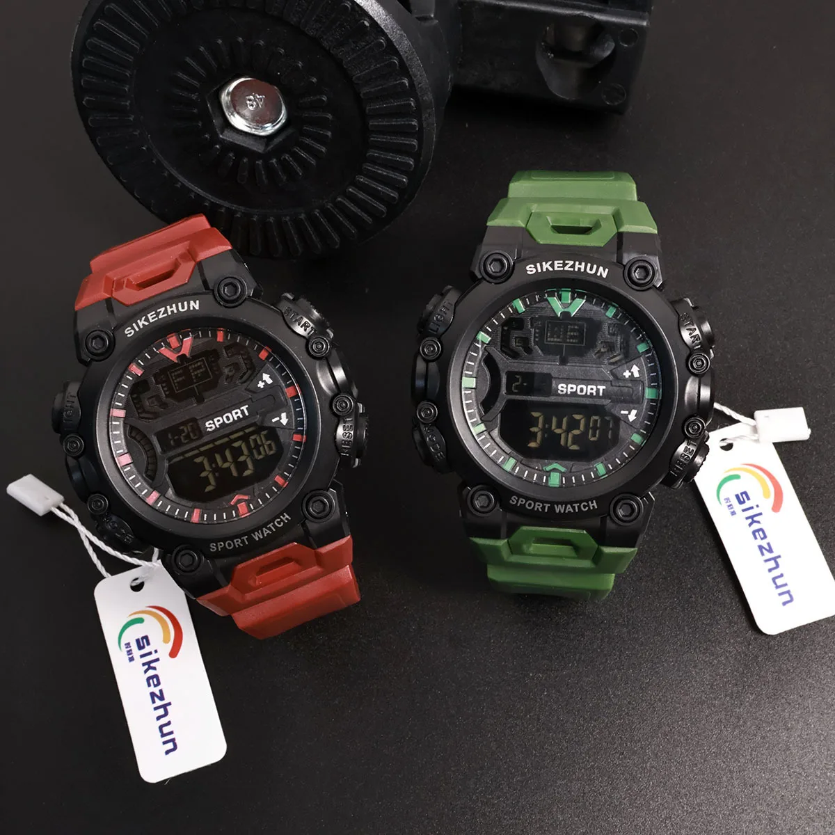 

Men's Sports Watch Waterproof Man Sport Watches Multifuction LED Digital Military Watch Alarm Clock Electronic Wristwatch