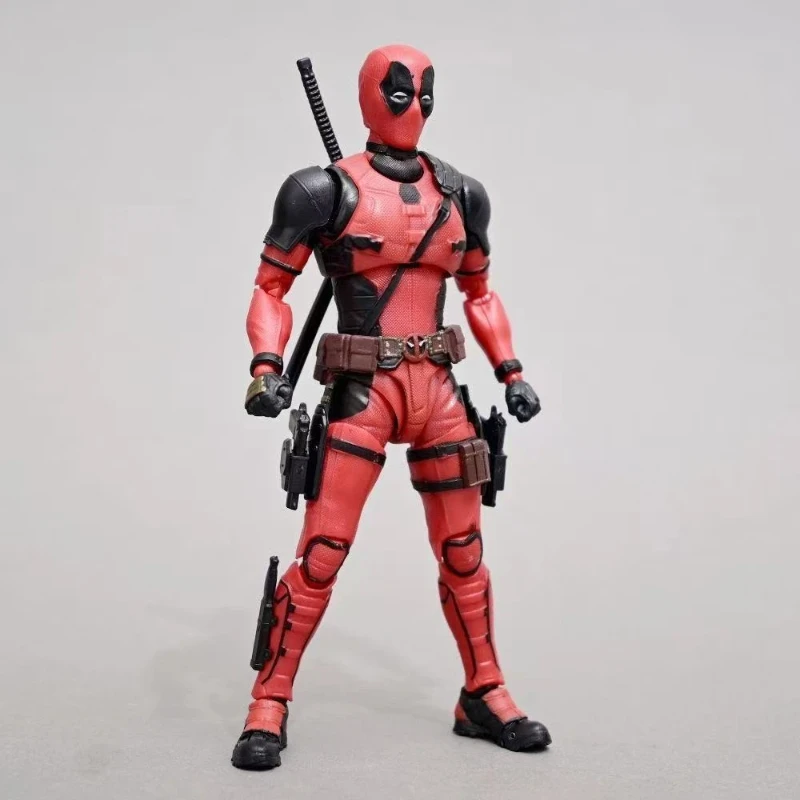 

Marvel Deadpool Articulated Action Figure Yamaguchi Style 3.0 Boxed Collectible Model Desktop Decoration For Avengers Movie Fans