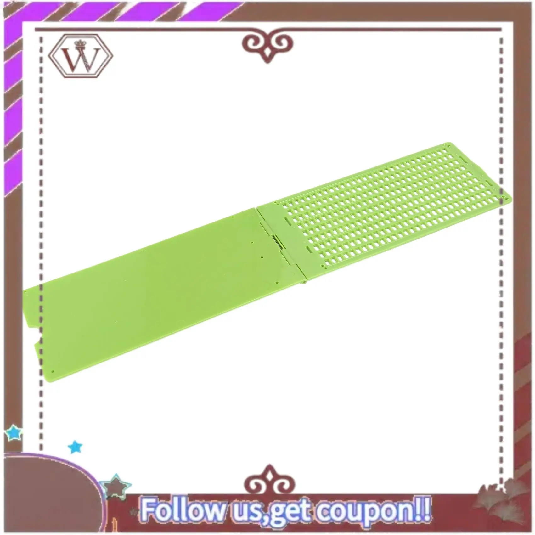 ABBG-9 Lines 30-ячеечная шифер для письма Брайля и стилус, пластиковый набор шифер Брайля для слепых