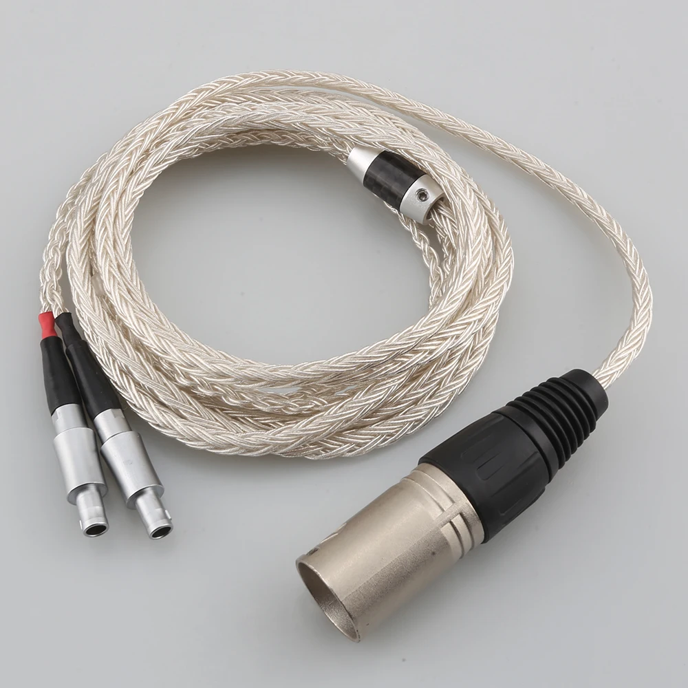 XLR Balanced 16 Core OCC Silver Plated Headphone Cable For