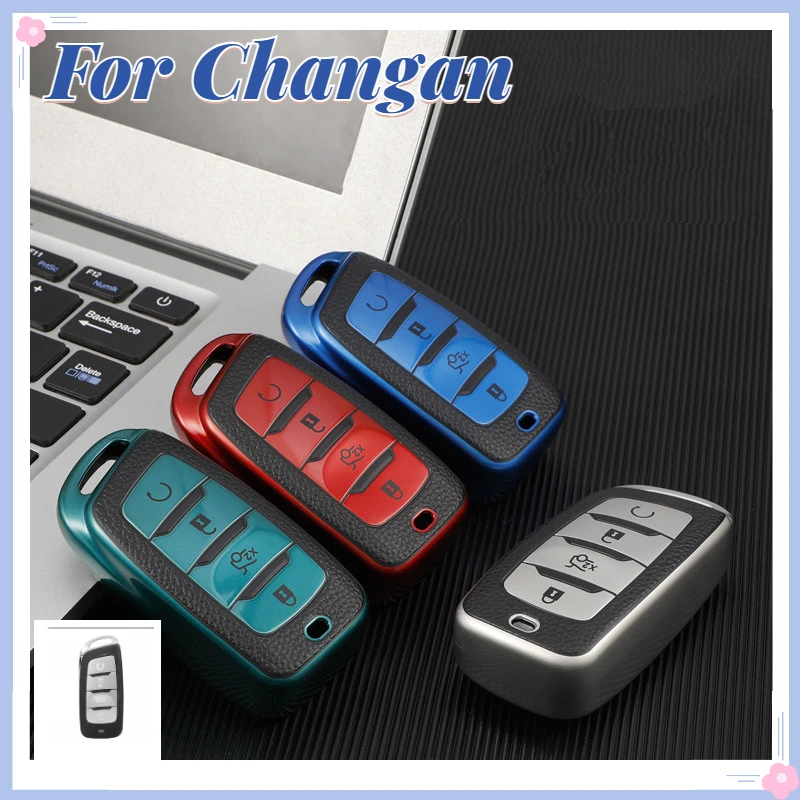 ТПУ Leahter автомобильный брелок, брелок для ключей, защитный держатель для Changan CS85 CS35 Plus CS25 CS95 CS85 Coupe, защитный чехол для ключей