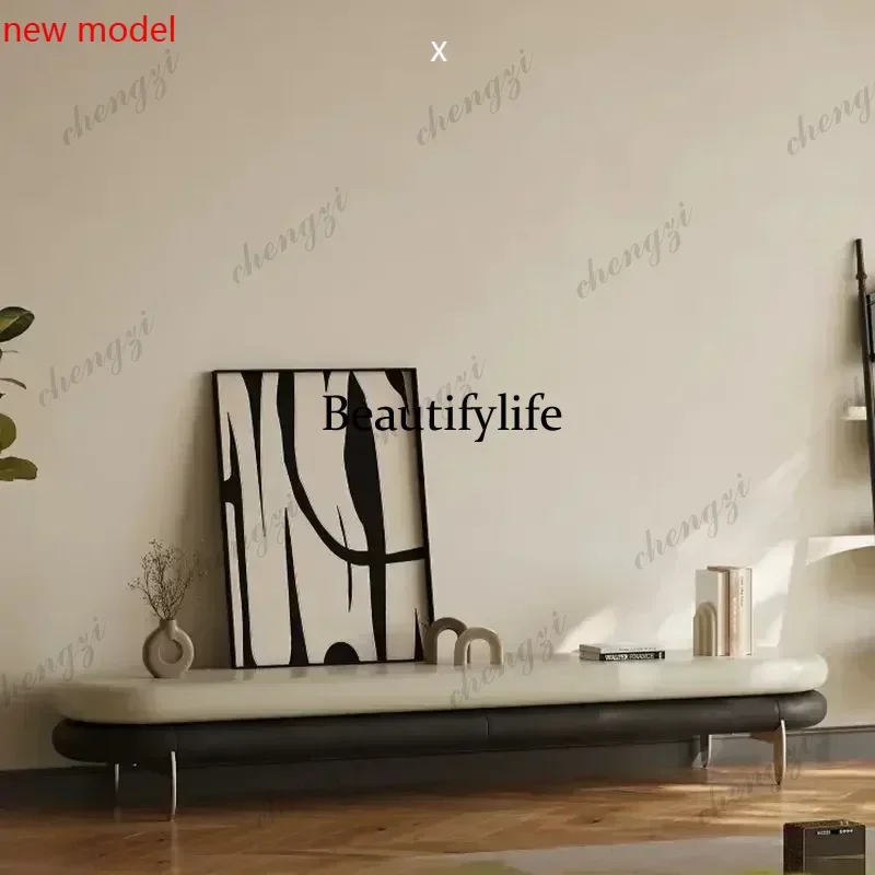 N138European White Tv Cabinet Hiding Item Extendable Designer Saving Tv Stands Modern Indoor Unique Mueble Televisor Furniture H