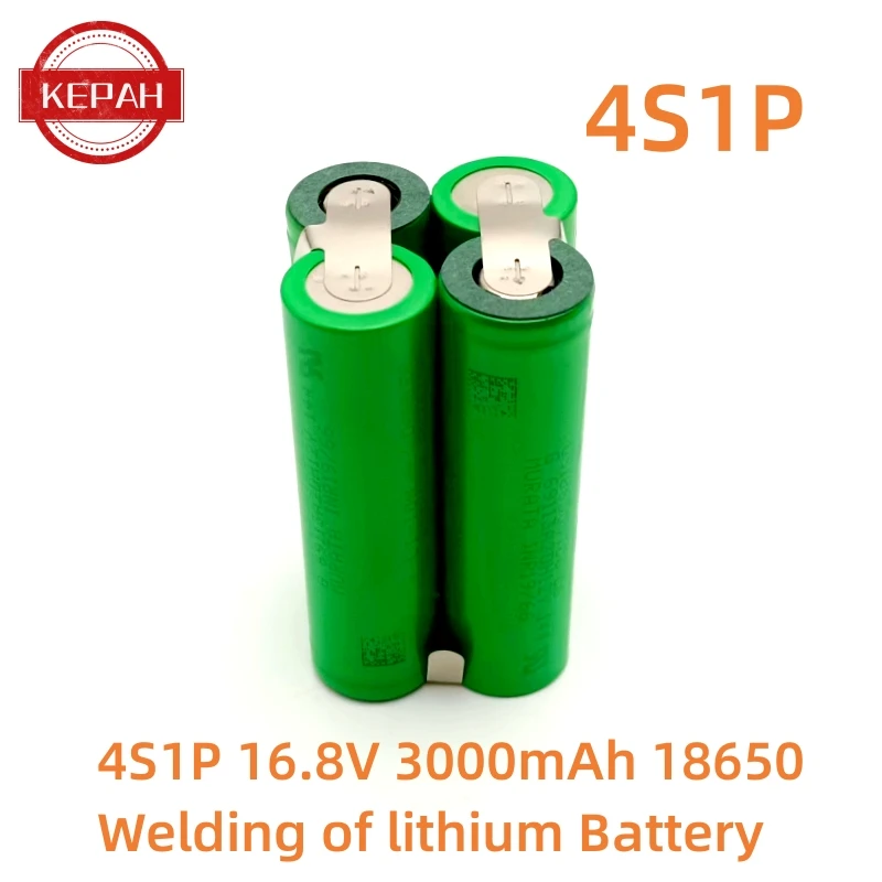 Paquete de batería VTC6 para destornillador de 18V, 3,7 V, 7,4 V, 12V, 16,8 V, 21v, US18650VTC6, batería de 3000mah, 30A, personalizada