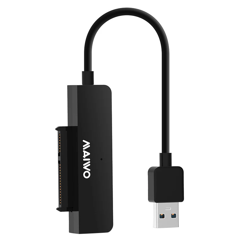 

MAIWO K104A USB3.0 to SATA Converter Cable for 2.5 Inch HDD SSD Hard Drive HD Disk Black