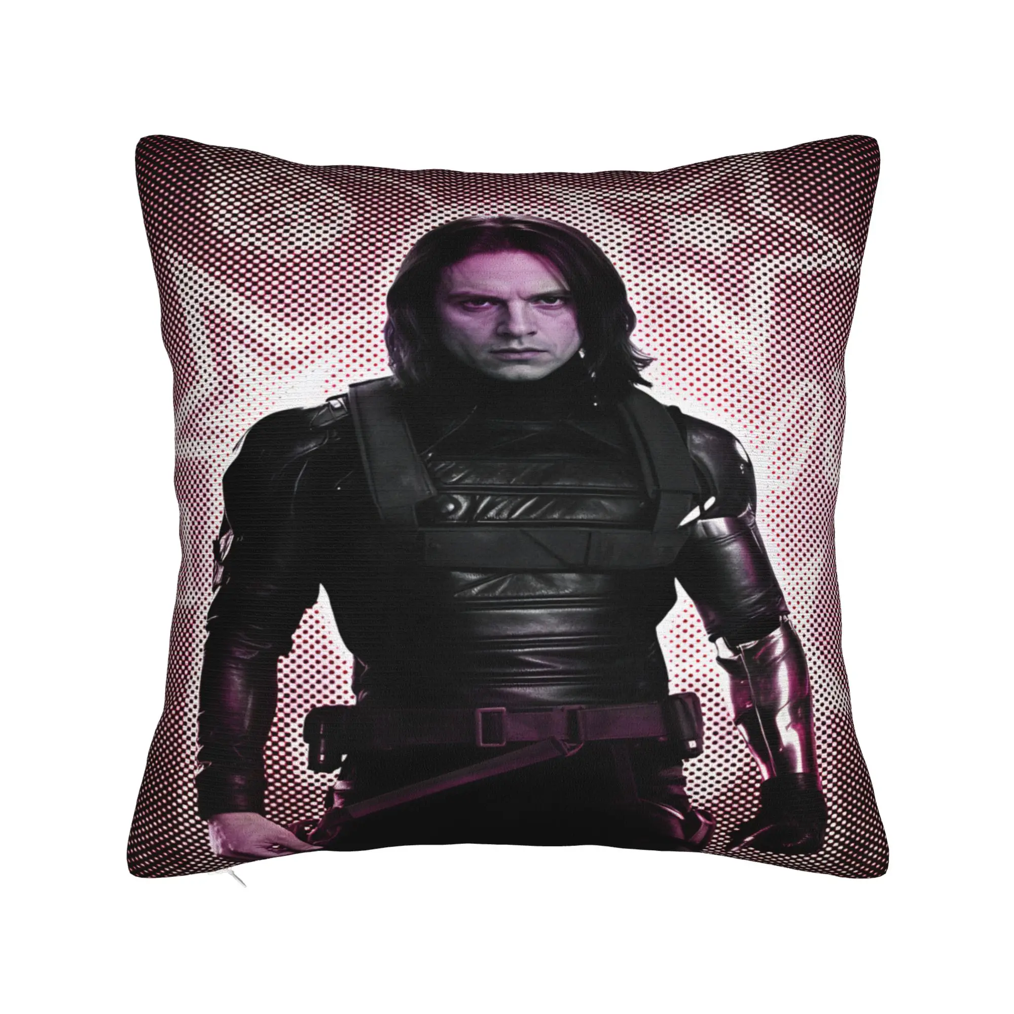 Bucky Barnes Winter Soldier Pillow Case  Funny Pillow Cover Soft Pillowcases For Living Room Sofa