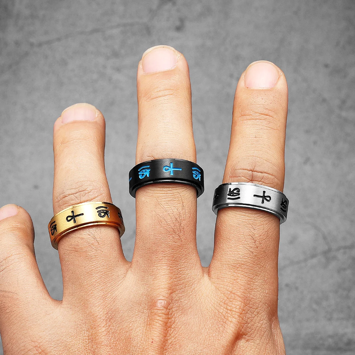 Anillos de Ojo de Horus de Egi - Men Accessories Egypt reseña y precio