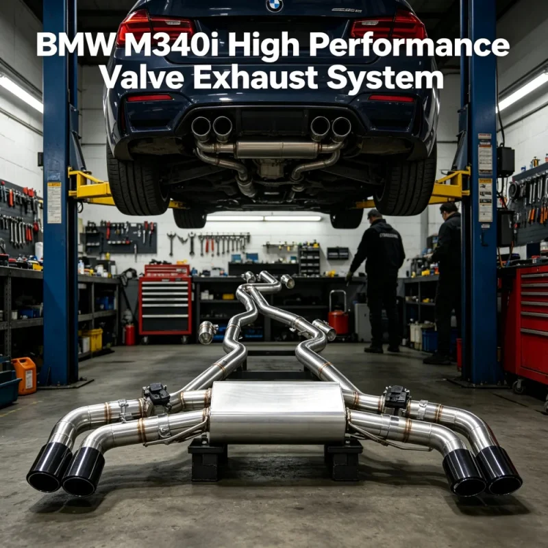 

Valvetronic Exhaust Catback for BMW M340/M340i 3.0T 2019-2023 Stainless Muffler Car Performance Exhaust Pipe Perfect Upgrade