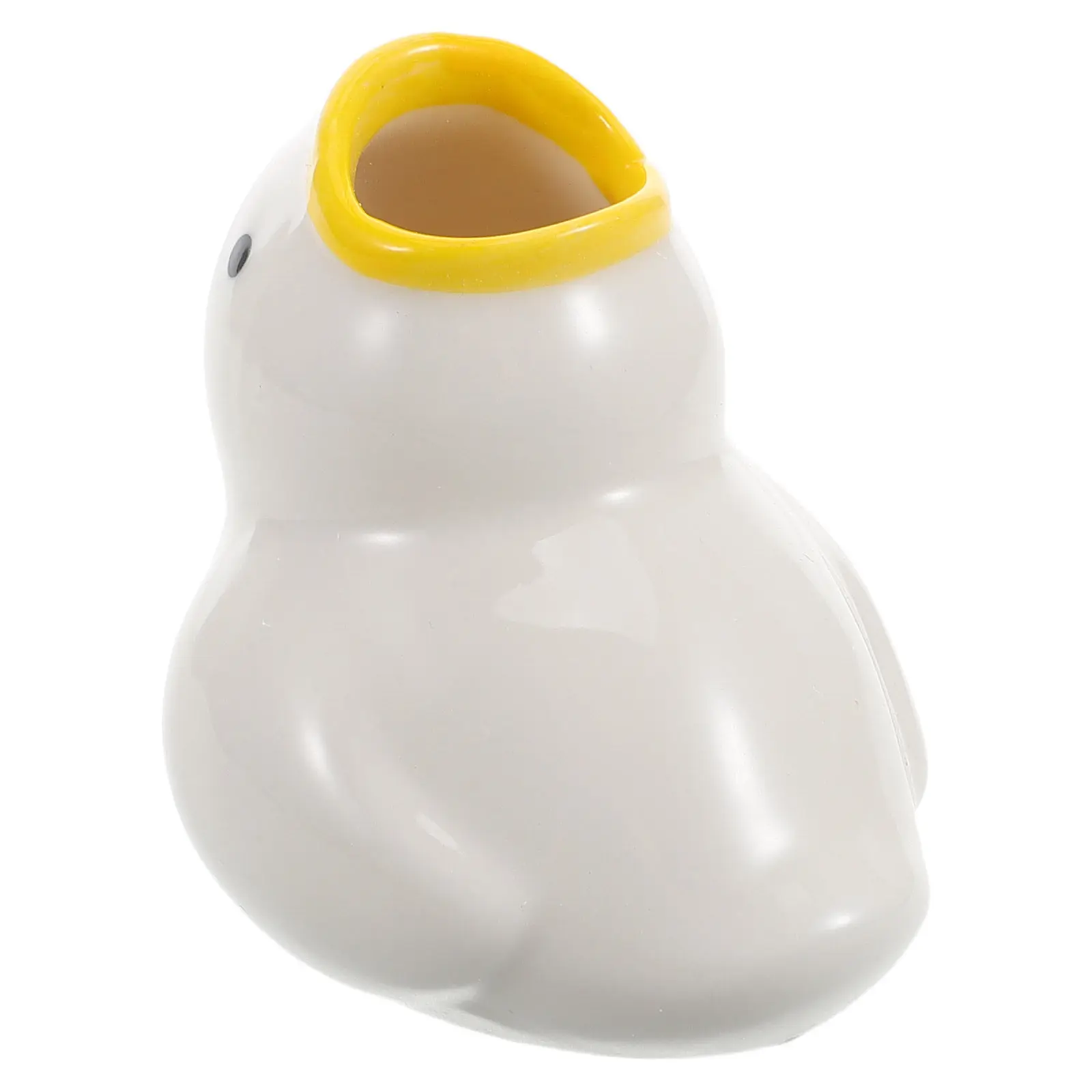 

Ceramic Duck Toothbrush Holder Cute Cartoon Kids Bathroom Countertop Organizer Toothbrush Stand Decorative Ceramic Brush Holder