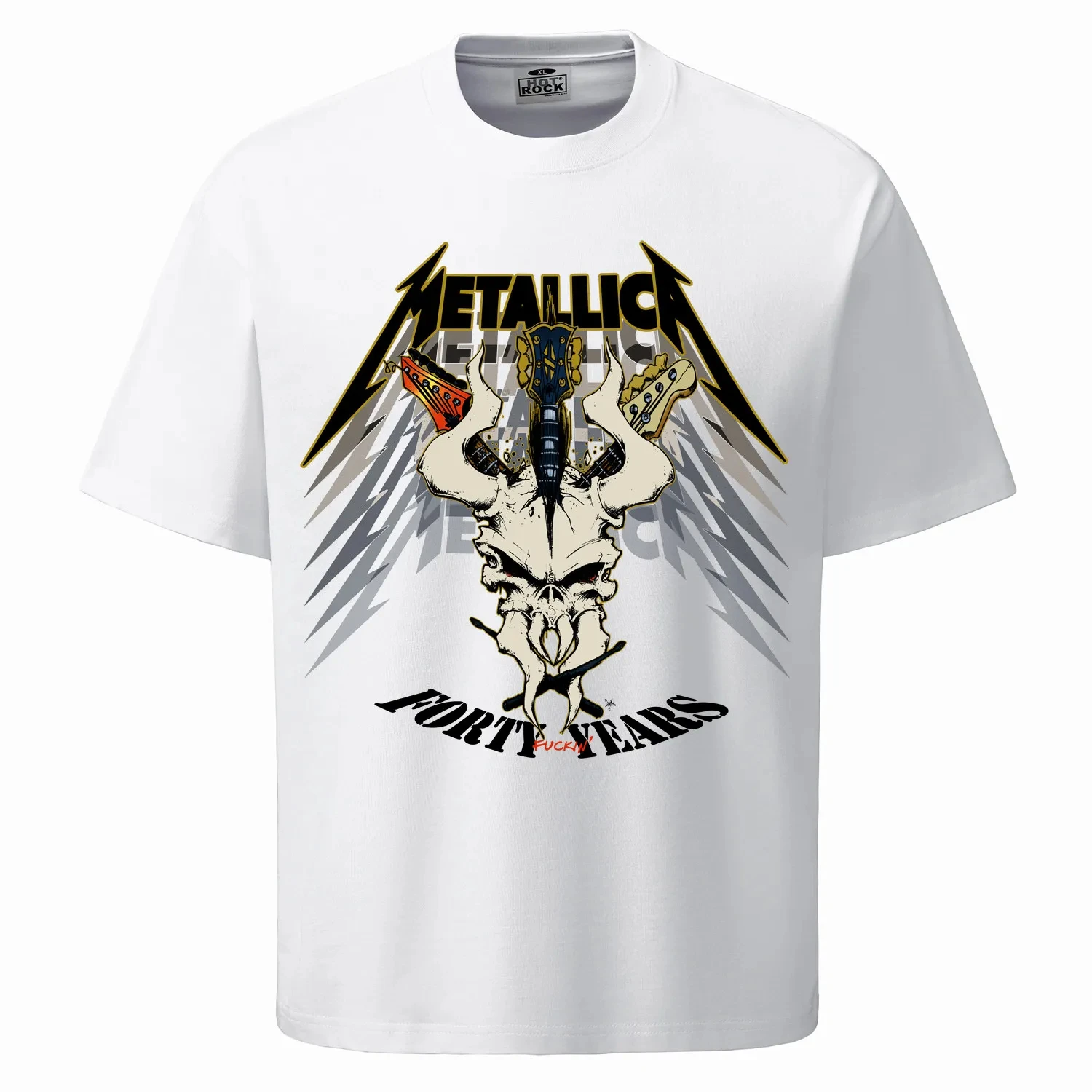 Metallica Justice for All Metal Band Album Graphic Tee T Shirt Men's Women's Unisex Cotton Retro Cool Oversized Short Sleeve Top