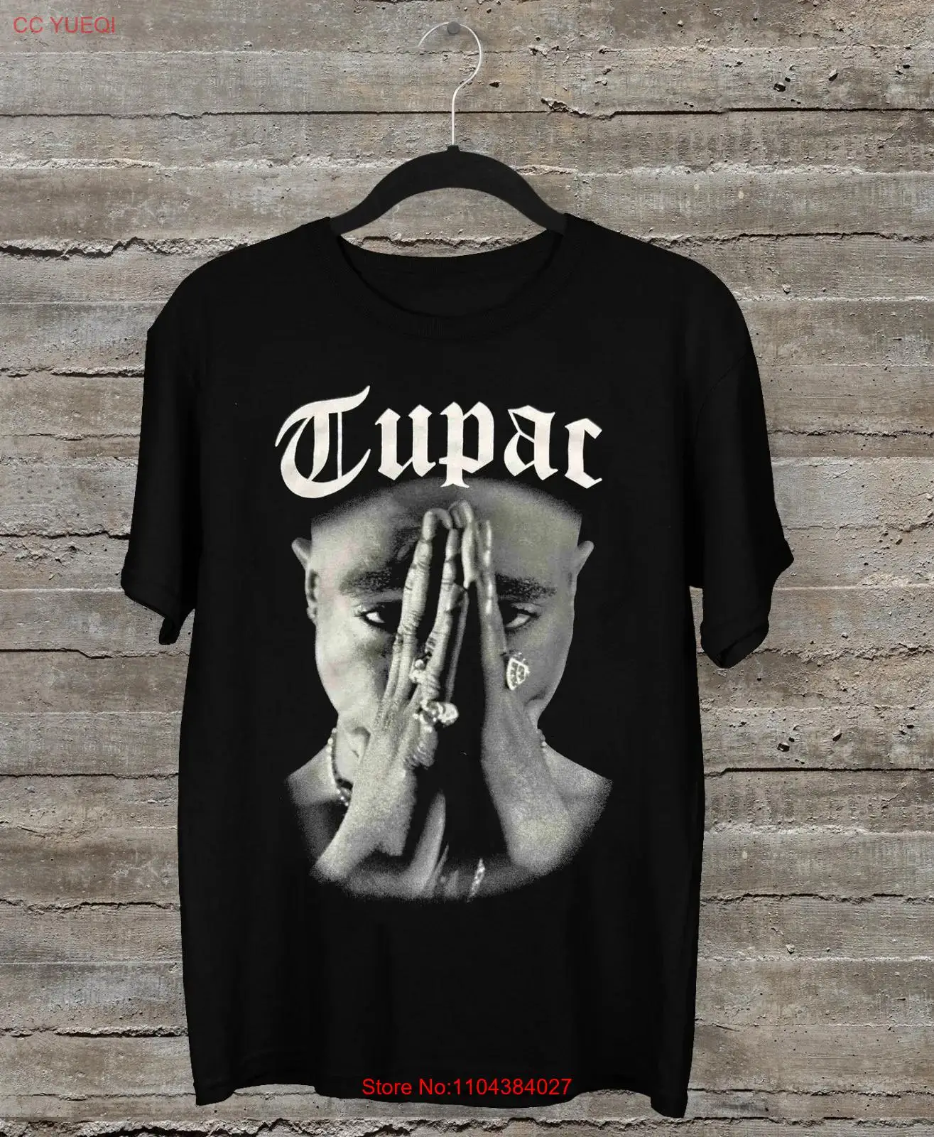 Rare Tupac Shakur Face Gift For Fan Black All Size Shirt HE1115 long sleeves