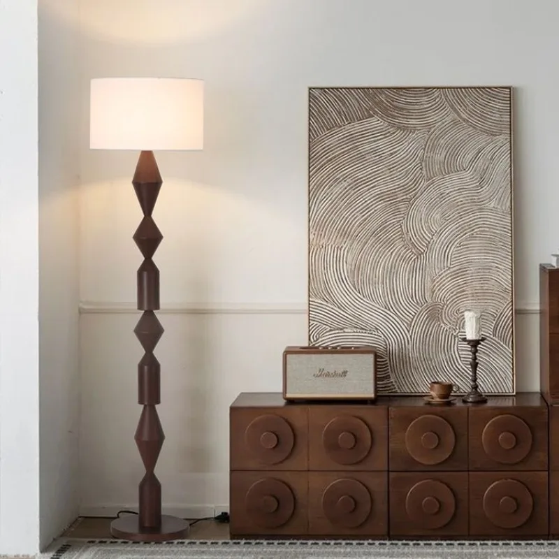 Luxury Mid Century American Vintage Metal Floor Lamp Ambient LED Light Living Room Bedroom Study Home
