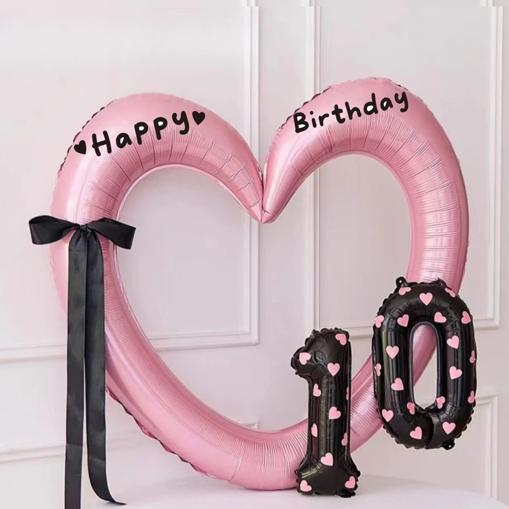 Aushöhlen Liebe Herz Ballon Geburtstag Party Dekoration Nette Liebe Ballons Baby Dusche Hochzeit Party Geschenke Party Ballon Ornament – Detail 6