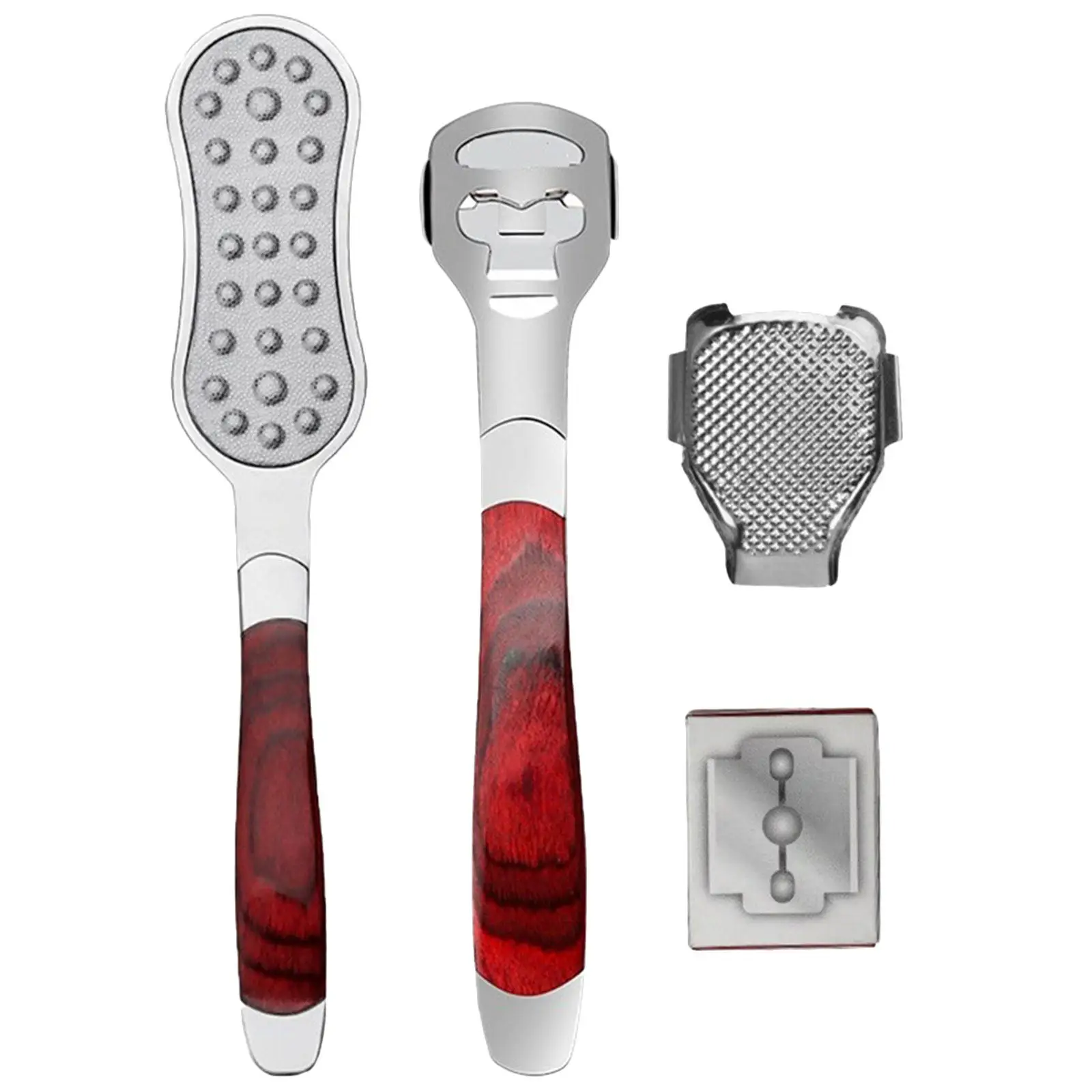 1Set Professional Pedicure Tool Kit Foot Callus Remover Dead Skin Scraper Stainless Steel File Care Scratch Tools