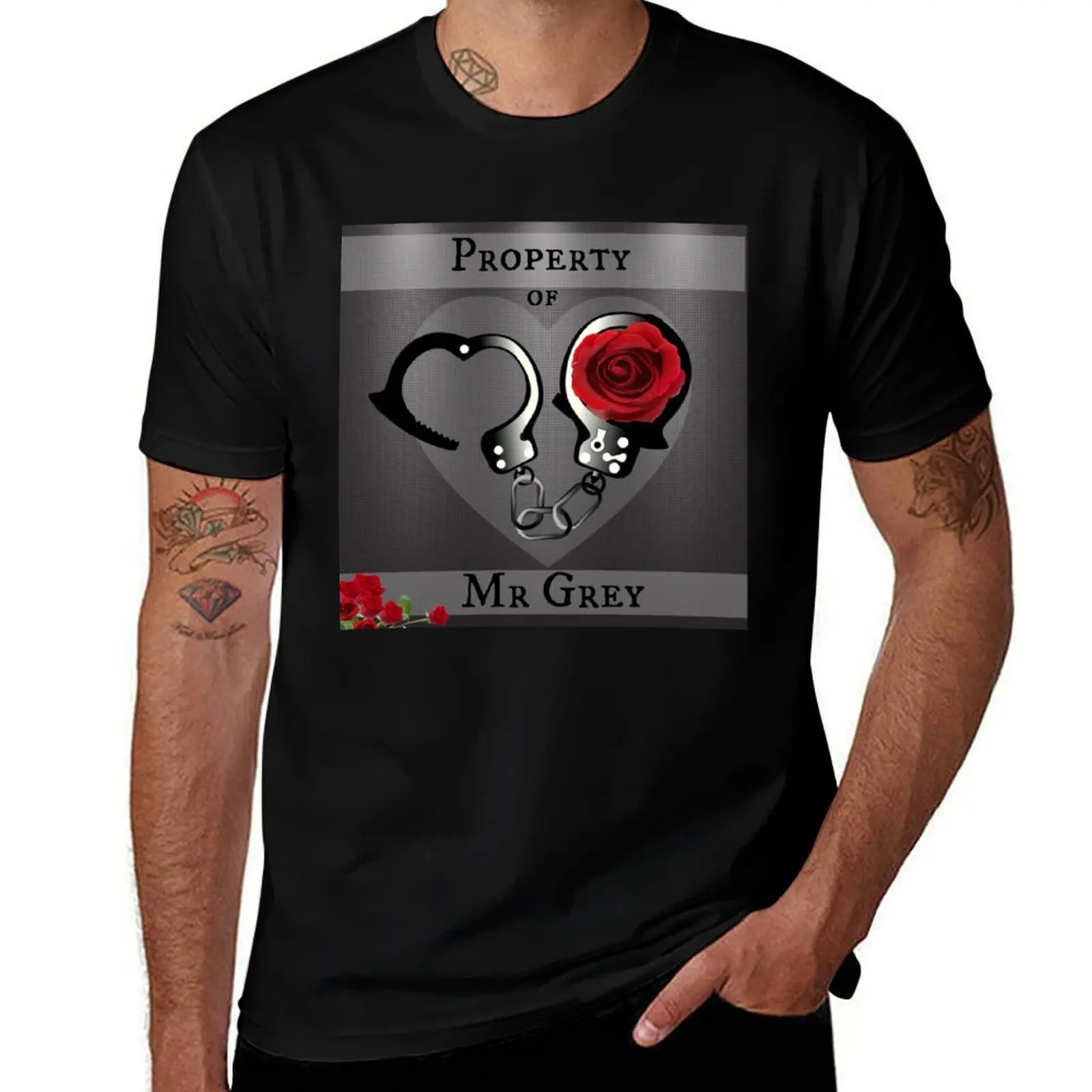 Property of Mr Grey T-Shirt Big and Tall Short Sleeve Tee T-Shirt