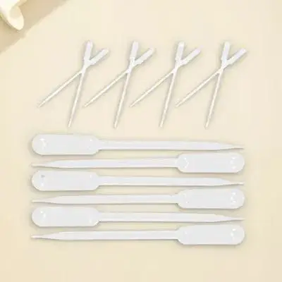 

100pcs Clear Disposable Droppers With Scale Liquid Pipettes For Home Use Lightweight Portable Pipette Dropper Liquid