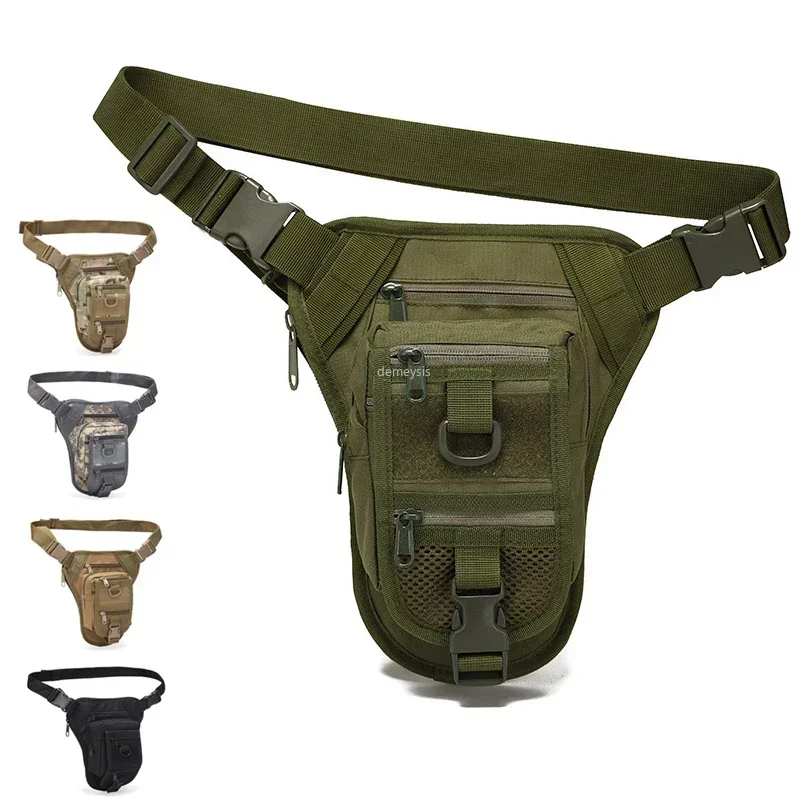 Riñonera Táctica MOLLE Pierna Bolsa Combate Militar