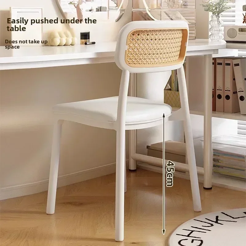 Household GoodsChair Girl Bedroom Home Computer Chair Desk Chair Backrest Seat Dressing Stool Makeup Chair