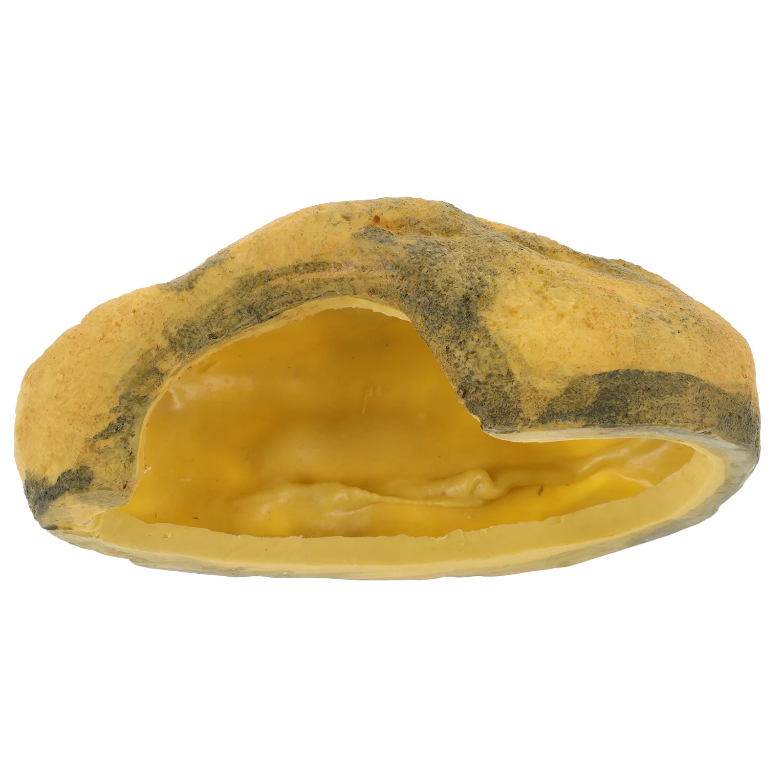 

Realistic Resin Turtle Hideout Reptile Cave Shelter Basking Platform Aquarium Decor Bearded Dragon Tank Habitat