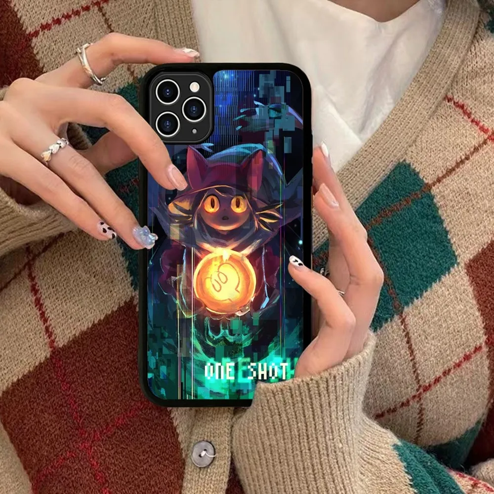 Game One Shot Niko Phone Case Silicone PC+TPU For For IPhone 11 12 13 14 15 16 Plus Pro Max Cover