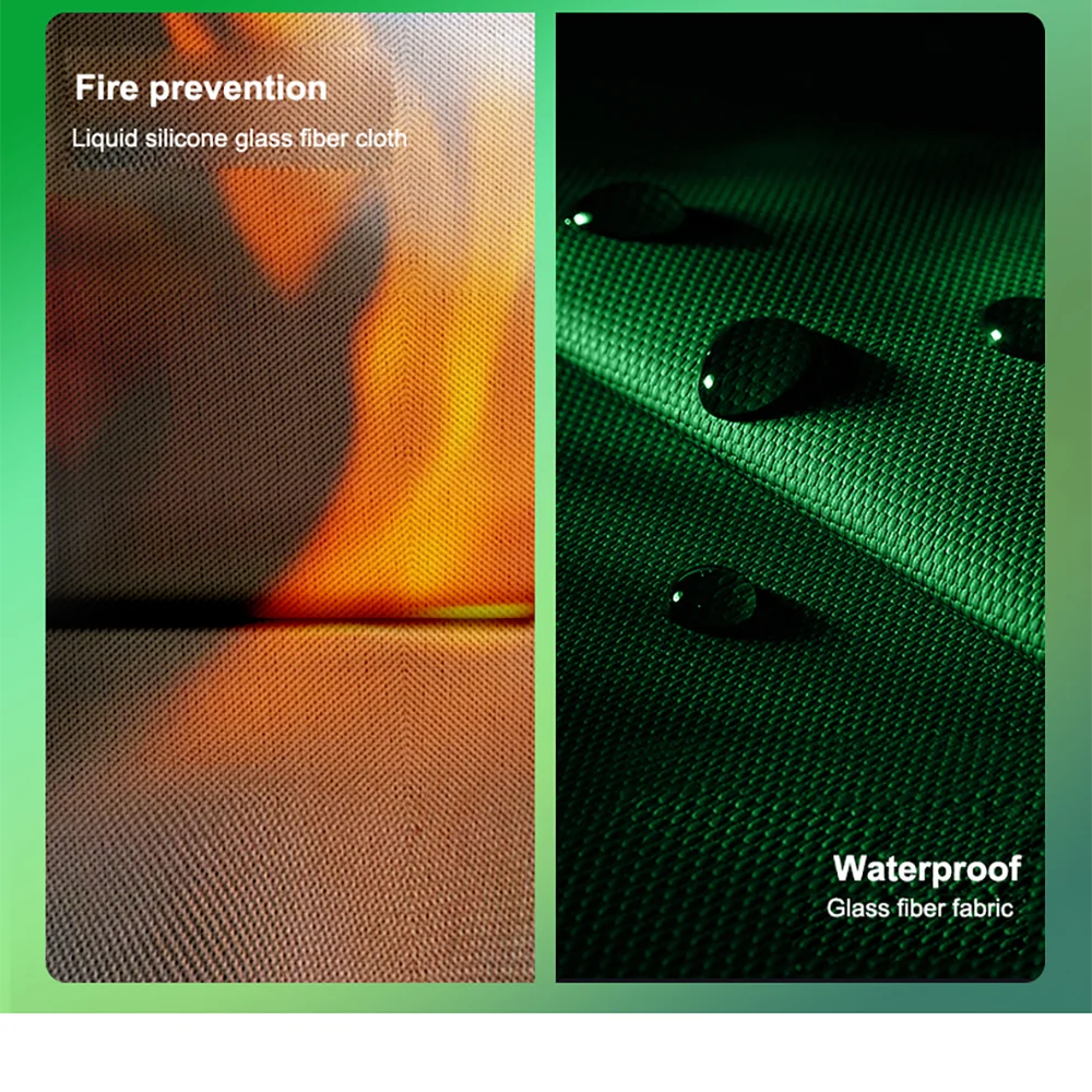 Ovonic LiPo-Akku-Sicherheitsbeutel, flammhemmend und wasserdicht, tragbar, handlich, zur sicheren Aufbewahrung und zum Laden, große Kapazität. – Detail 15
