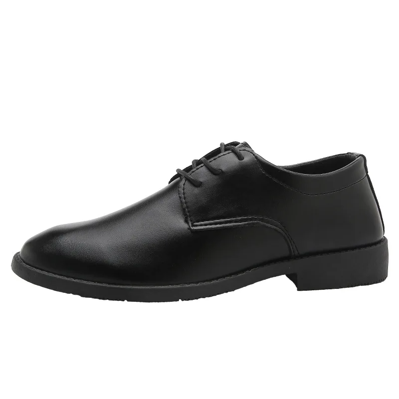 Zapatos ligeros de cuero para hombre, calzado Formal con cordones y suela suave, informal, a la moda, para negocios y bodas, 2024