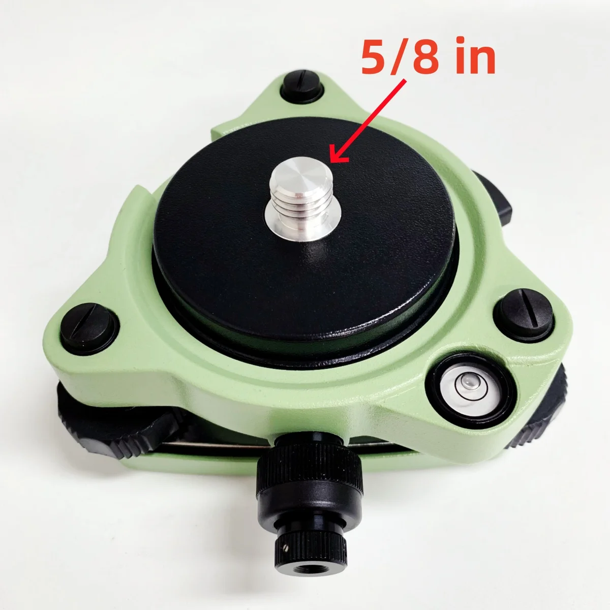 

Green Tribrach With Optical Plummet & GPS Tribrach Adapter Carrier With 5/8"x11 Mount Rotate Screw For Total Station GPS