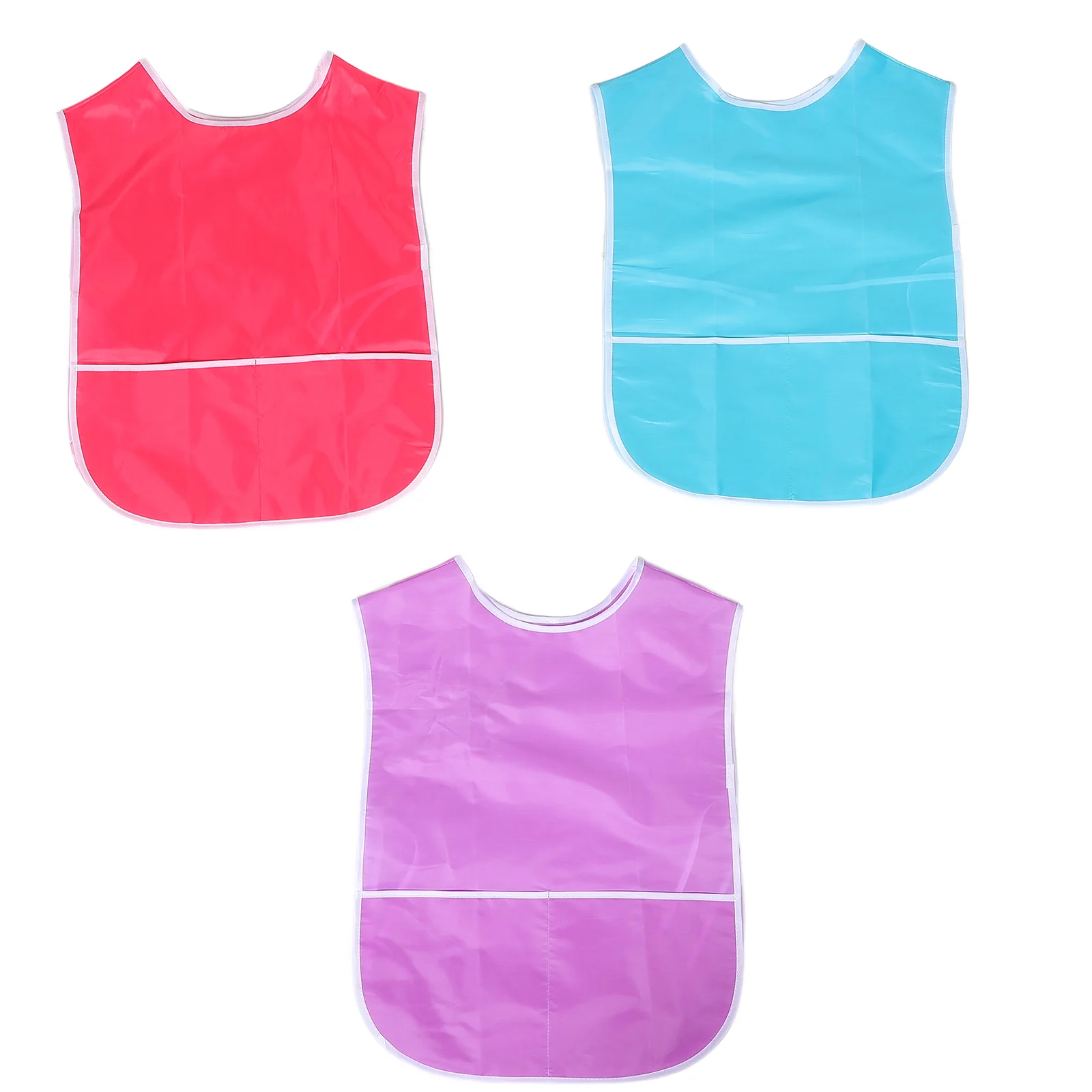 3 Pcs Children's Drawing Apron Aprons for Kids Aldult Bulk Paint Painting Nylon Cloth