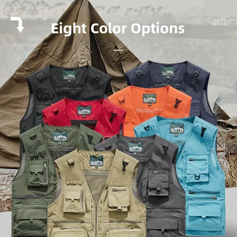 

Мужской повседневный жилет для активного отдыха и альпинизма, весна-осень, теплый, многофункциональный, дышащий, с V-образным вырезом, приталенный крой.