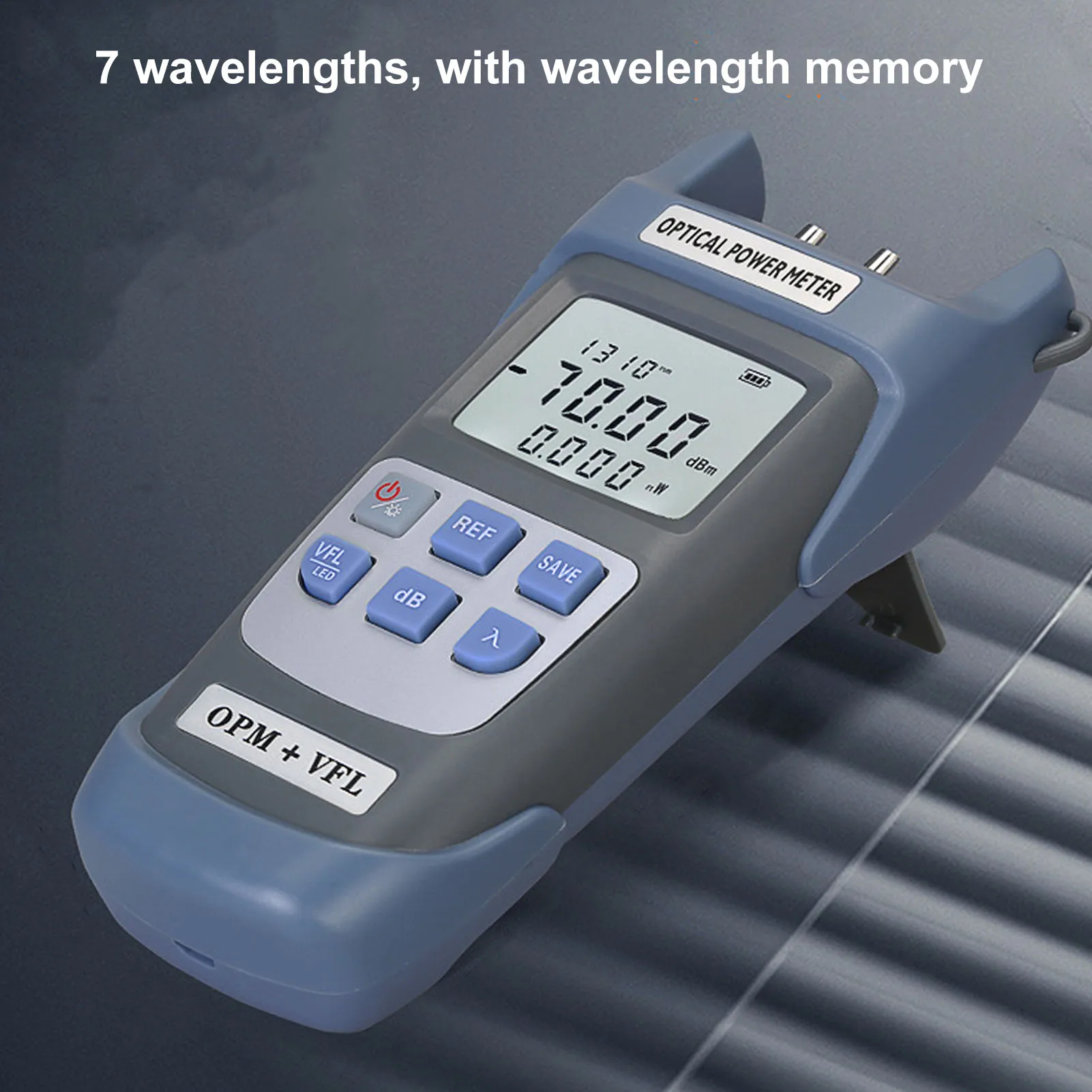 Misuratore di potenza ottica Tester di potenza ottica con distanza di uscita 10MW 10 km ad alta efficienza con tester di luce a LED
