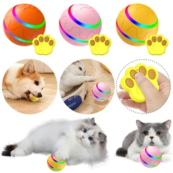 Electric Cat Ball Toys with Remote Control Automatic Rolling Magic Ball Smart Cat Toys Interactive Ball Kitten Pet Accessories