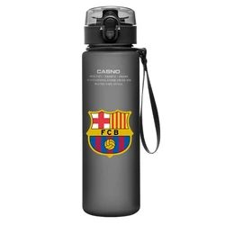 European Football Water Bottle Football Club Emblem 560Ml Drinking Bottle Coffee Cup Portable Outdoor Sports Flip Cover Gift