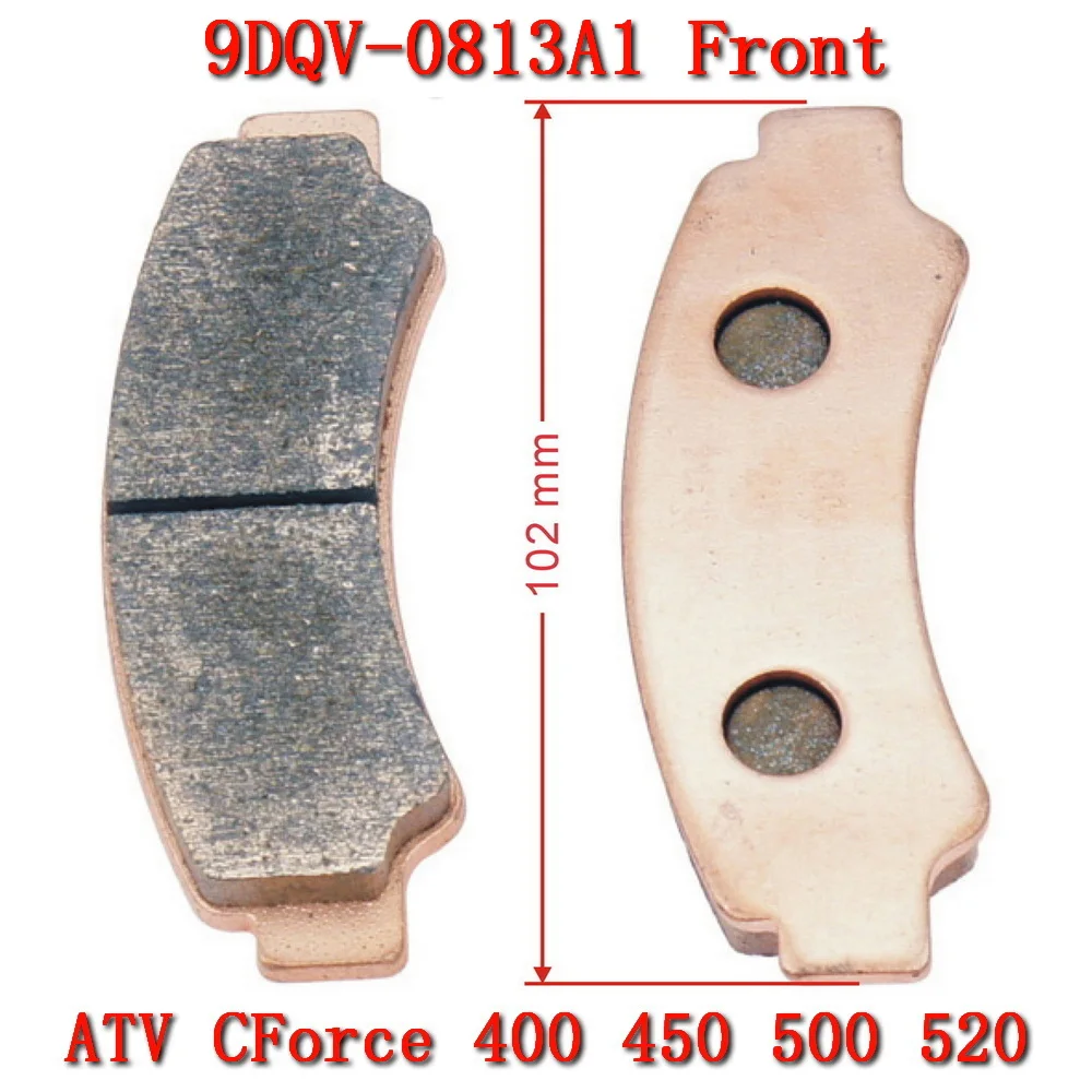 Front Brake Sintered Pad 9DQV-0813A1 For CF Moto ATV CF400ATR CF400AU CF400AZ CF500ATR CF500AU CF500AZ