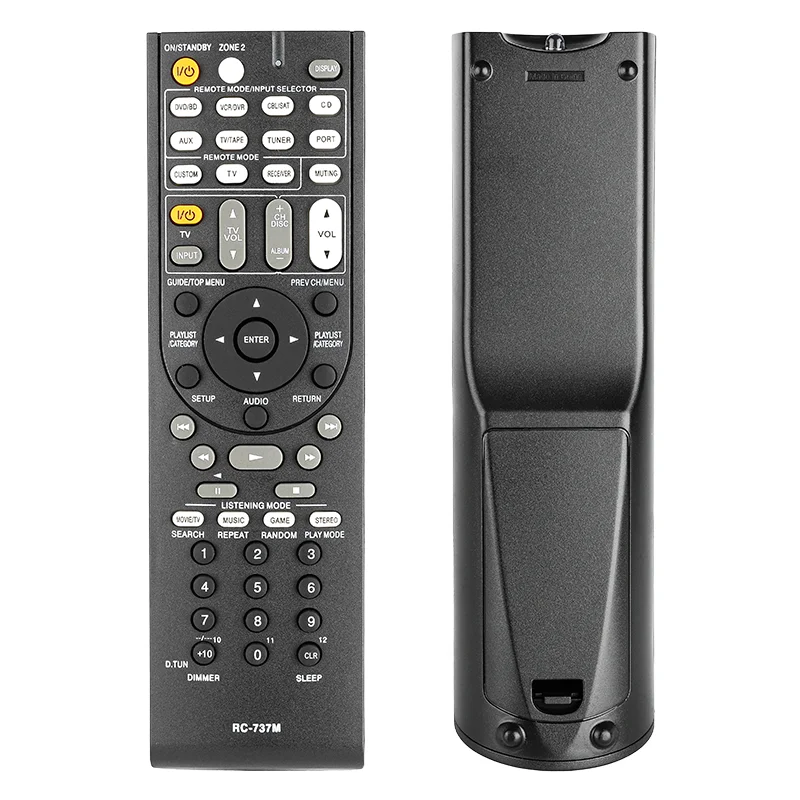 RC-737M RC737M for Onkyo Remote Control, For Onkyo AV Receiver TX-SR507 TX-SR577 TX-SR507B HT-S6200 HT-S620 HT-R670 HTP-670 SKF-