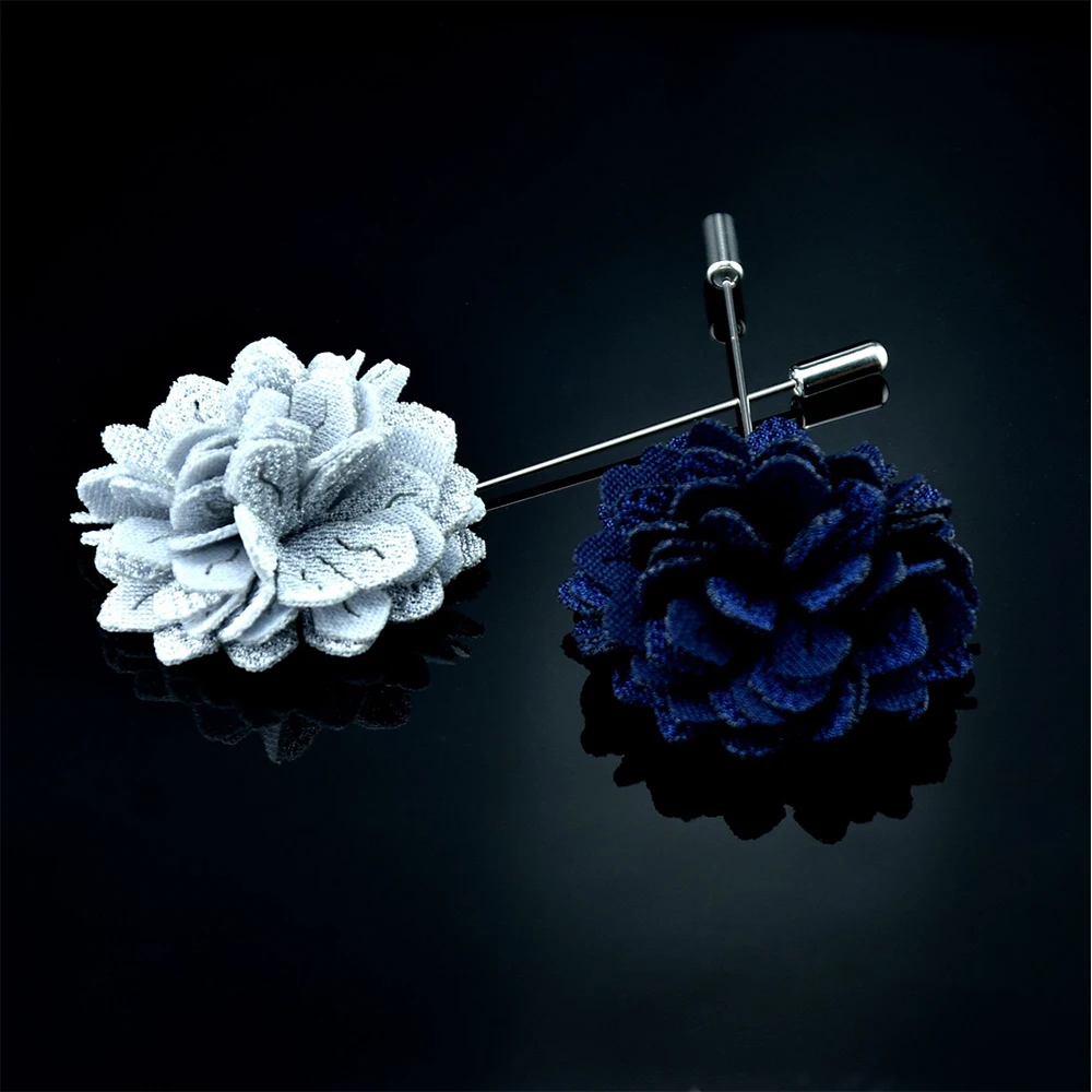 Men Handmade Brooches Floral Brooch Pin Suit Shirt Corsage Collar Lapel Pin Wedding Corsage Ladies Jewelry Clothing Accessories