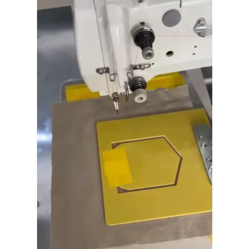 QS-3020-PD Single Automatic Cheap Pocket Setter Jeans Pocket Attaching Sewing Machine t Shirt Pocket Attaching Machine