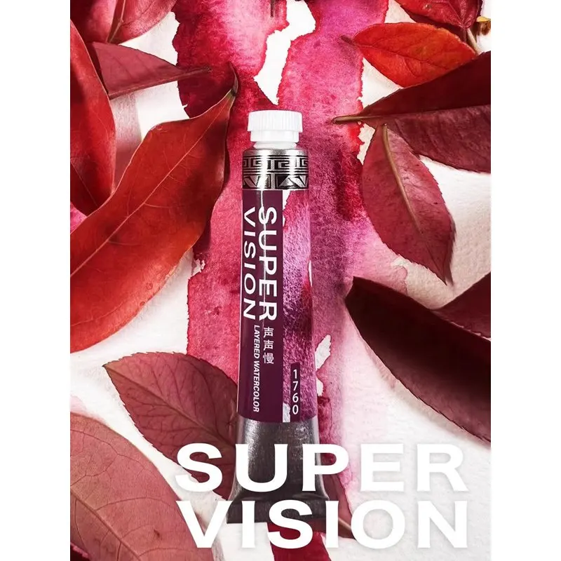 

Super Vision 16 цветов многослойная минеральная акварельная краска тюбик 8 мл мастер акварель для художников живопись художественные поставщики