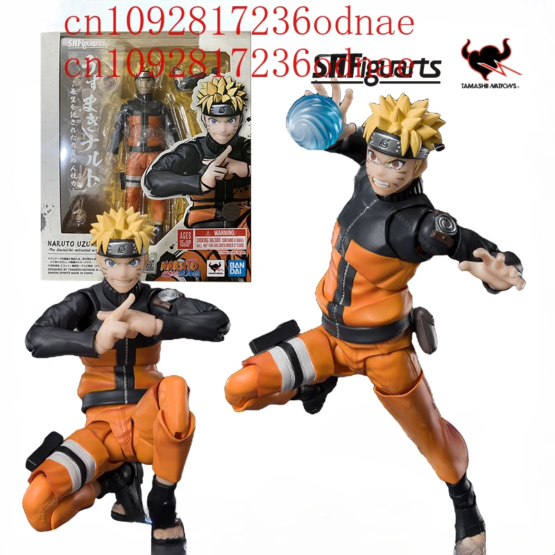 Original Naruto Shippuden S.H.Figuarts SHF Naruto Uzumaki The Jinchuriki entrusted with Hope In Stock Action Figure Model Toys