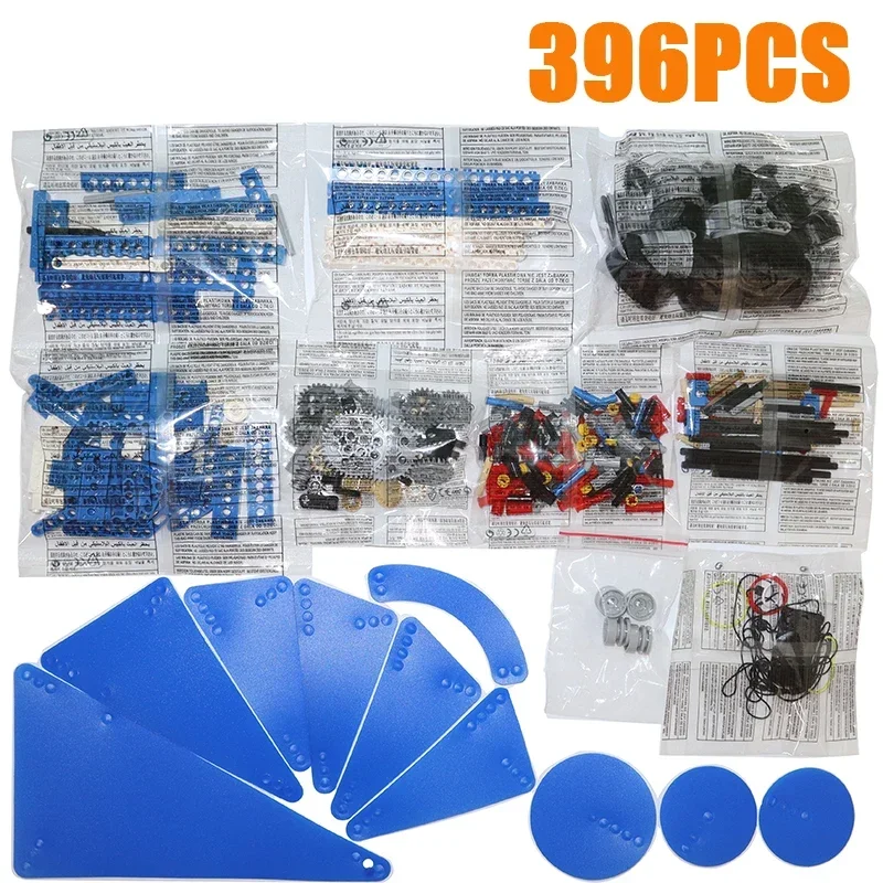 Piezas técnicas de ladrillo MOC 9686, herramientas de enseñanza de punción eléctrica de bloques de construcción de aprendizaje para estudiantes de escuela educativa multitecnología