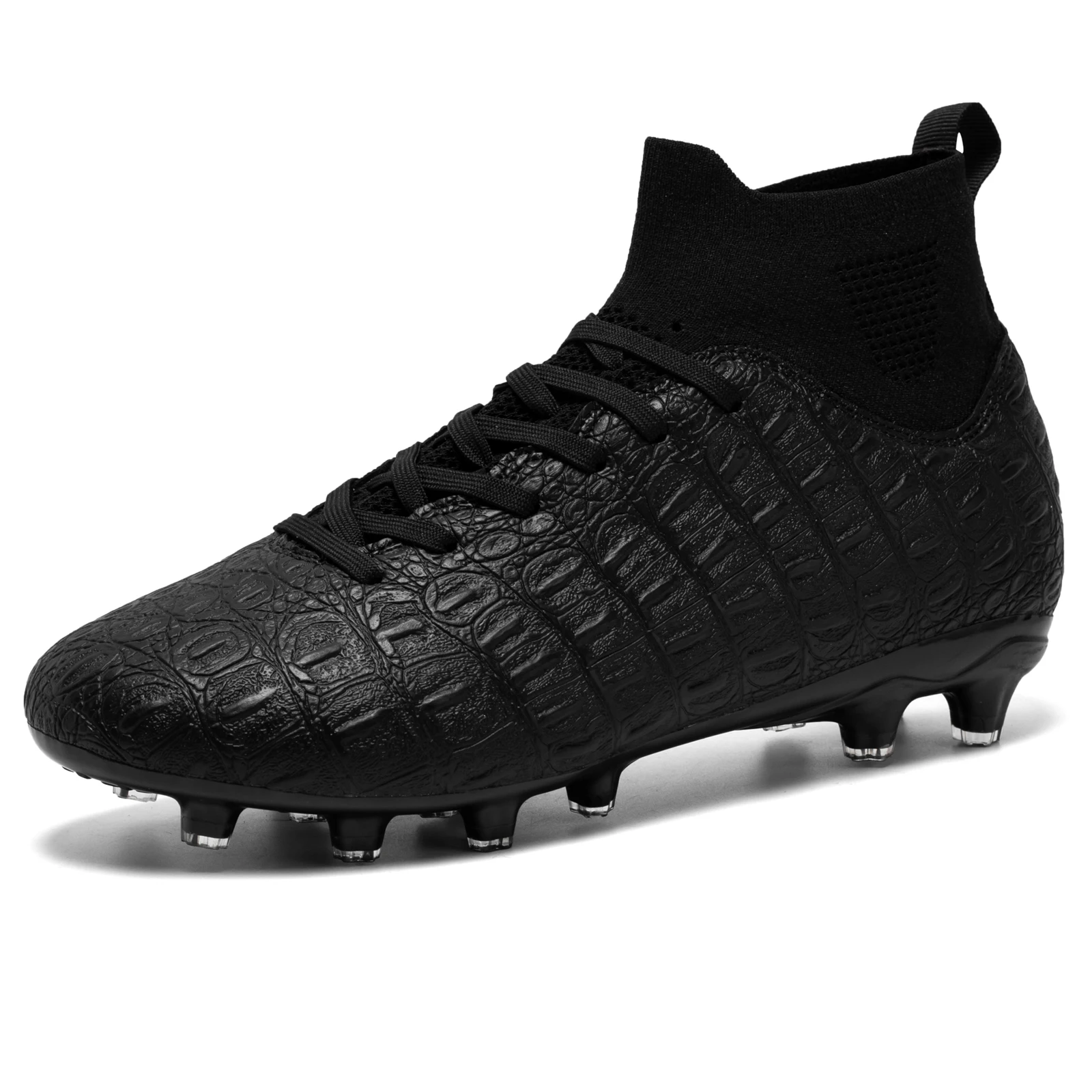 Men's Soccer Shoes FG Anti-Skid High Top Football Boots Boy's Professional Training Shoes Kids Outdoor Soccer Cleats 2023 New