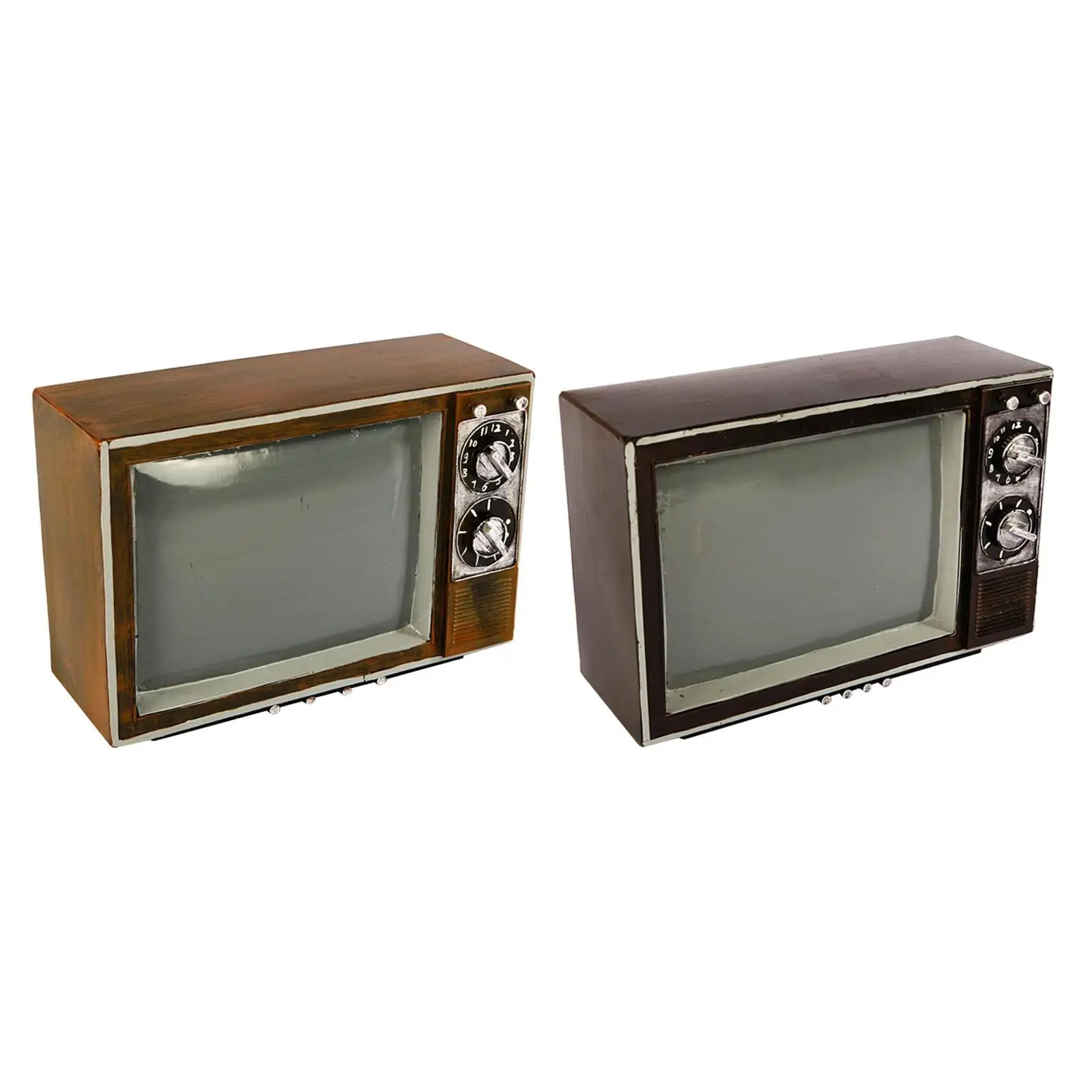 retro realistic tv Model Vintage DIY Scene Model Furniture Model for Living Room