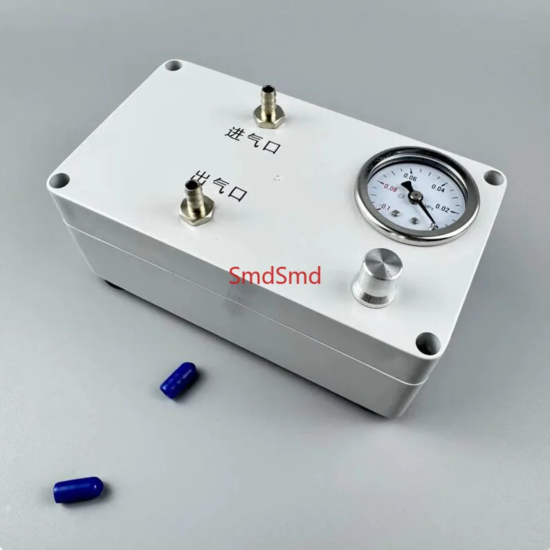 Electric Vacuum Pump for Lab Use with Pressure Gauge Liquid Extraction Gas Sampling Defoaming Negative Positive Pressure