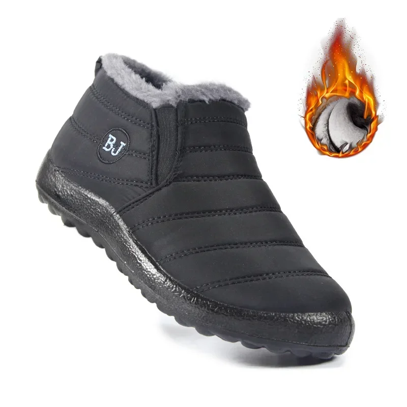 Fashion Men's Snow Boots Ankle High Keep Warm Shoes for Cold Winter Waterproof Outdoor Snow Comfortable Men's Work Boots 2026 view 6