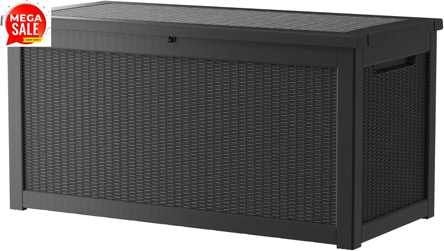 

Bestseller320 Gallon Resin Deck Box, Waterproof Outdoor Storage Bin for Patio Furniture, Pool Accessories, and Garden Tools, Loc