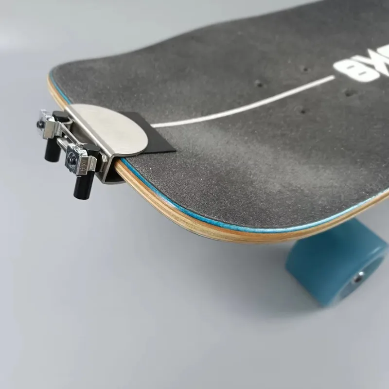 Skateboard Flint Spark Plate, Longboard & Double Kick Skateboard Spark Stone Accessory, Easy Install No Drilling  Effect Device